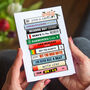 Personalised Music Wedding Card, thumbnail 1 of 4