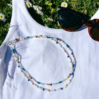 Colourful Mixed Beaded Necklace, 3 of 3