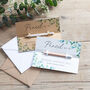 Green Eucalyptus 'Pencil Us In' Save The Date, thumbnail 2 of 3