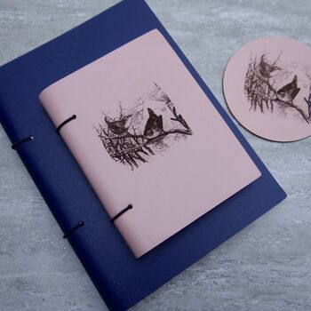 British Birds Leather Notebook Sketchbook Journal, 3 of 8