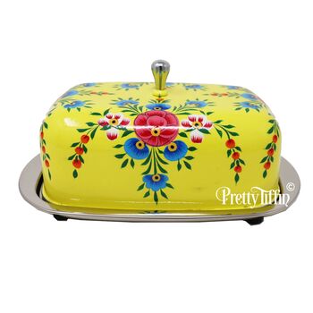 Hand Painted Butter Dish, 5 of 10