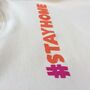 Stayhome Baby Handmade Unisex Organic Cotton T Shirt, thumbnail 2 of 4