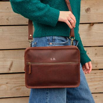 Personalised Leather Tablet Bag, 2 of 5