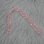 Rose Quartz Beaded Necklace: 18 Inch, thumbnail 3 of 8
