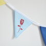 Blue And Gold Rose Bunting, thumbnail 4 of 4