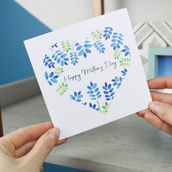 Happy Mother's Day Floral Heart Card, 6 of 6