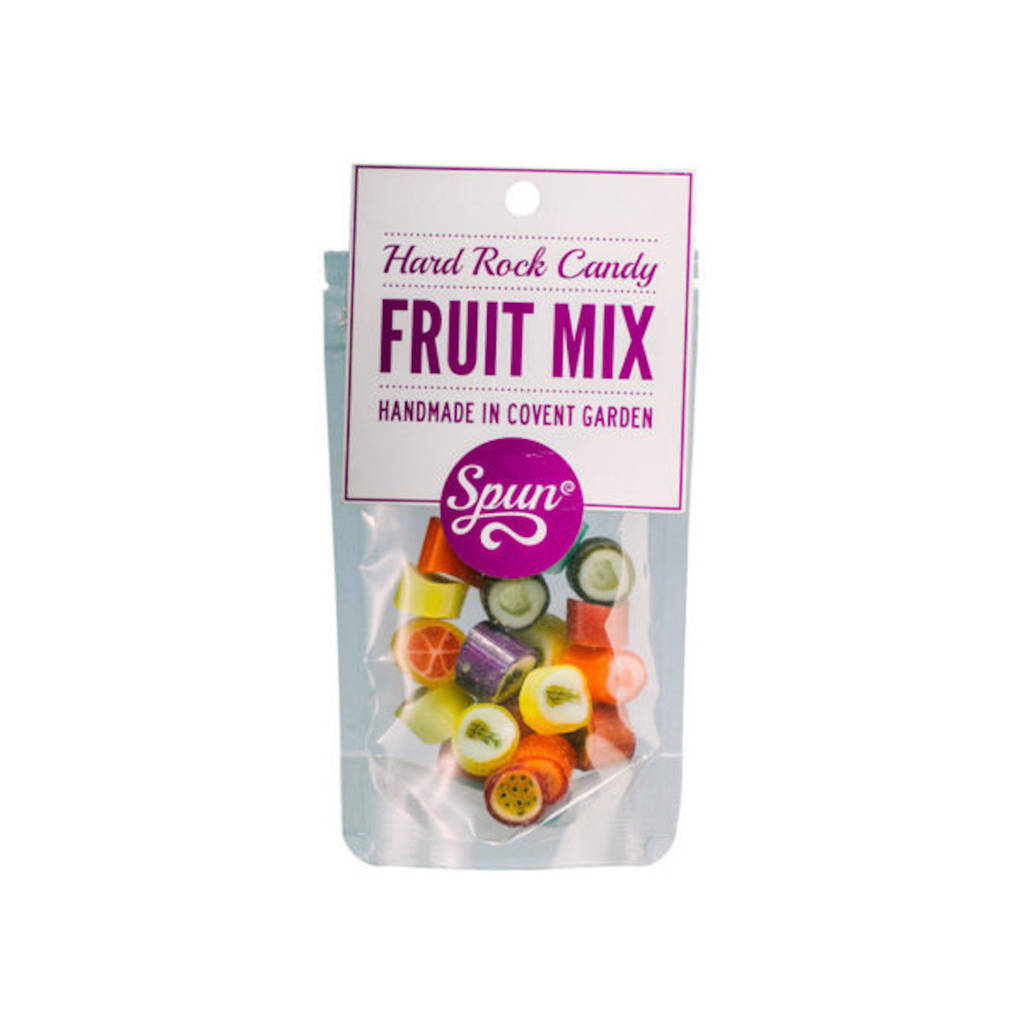 Fruit Mix Hard Rock Candy In A Bag By Spun Candy 9826