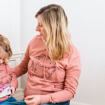 Personalised Wildflower Mummy Mother's Day Hoodie, 3 of 8