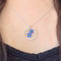 Forget Me Not Flower Necklace, thumbnail 1 of 5