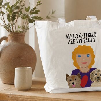 Personalised Tote Bag Gift For Dog Mums, 2 of 12
