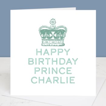 Little Prince Personalised Birthday Card, 3 of 4