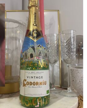 Personalised Hand Painted Wedding Venue Bottle, 11 of 12