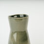 Large Handmade Stoneware Green Bouquet Vase For Flowers, thumbnail 3 of 4