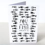 'You Are The Only Fish For Me' Card, thumbnail 2 of 2