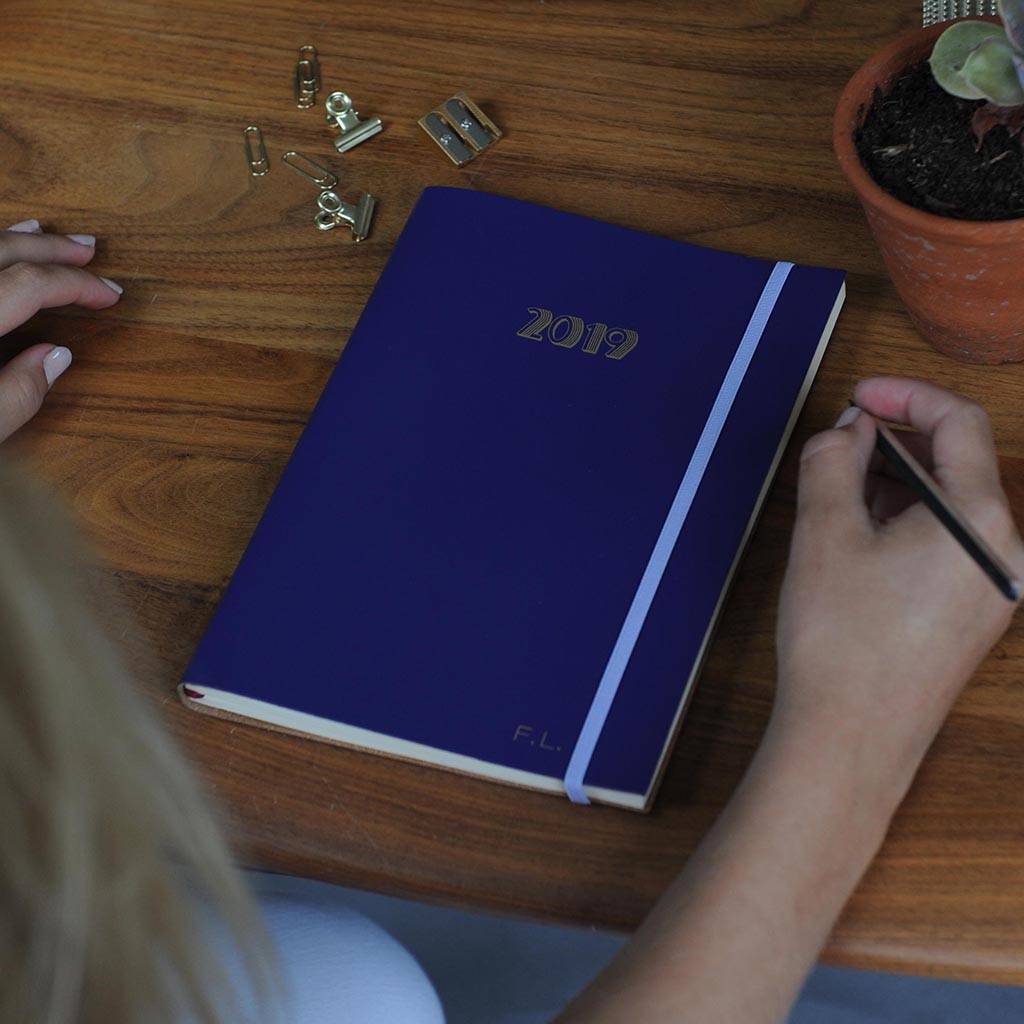 leather 2019 desk diary by undercover