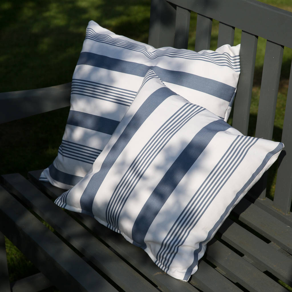 Pavilion Oilcloth Garden Cushions, 1 of 3