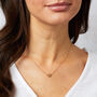 Sterling Silver Daisy Gemstone Necklace, thumbnail 3 of 12