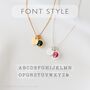 Birthstone And Initial Bracelet – Personalised Gift For Her, thumbnail 7 of 12