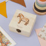 Personalised New Baby Zebra Trinket Box, thumbnail 1 of 2