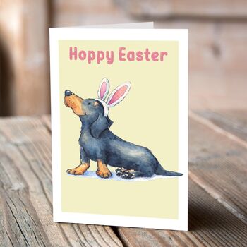 Dachshund Easter Card, 3 of 4