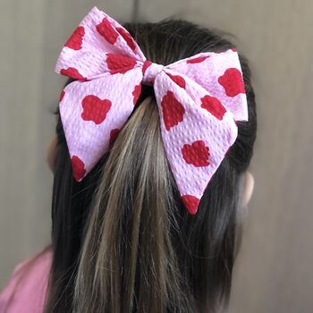 Children's Hair Bow With Personalisation, 3 of 7