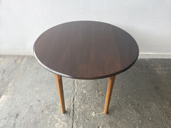1960s Mid Century Small Kitchen Drop Leaf Table, 10 of 12