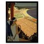 Monte Carlo Monaco Tennis Vintage Wall Art Print, thumbnail 1 of 3