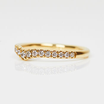 The Cora Diamond Wedding Band, 2 of 4