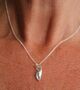 Sterling Silver Crab Claw Pendant Necklace, thumbnail 2 of 4