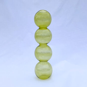 Assorted Coloured Glass Bubble Vase, 7 of 8