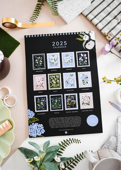 2025 A Year In Bloom Wall Calendar, 8 of 9