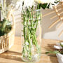 Personalised Wildflower Cylinder Glass Vase, H25cm, thumbnail 5 of 5