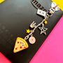 Personalised Pizza Charm Accessory For Kindle, E Reader, Laptop And iPad, thumbnail 7 of 7