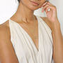 9ct Solid Gold Mini Russian Ring Necklace, thumbnail 4 of 5