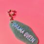 The 'Drama Queen' Motel Keyring — Sparkle Edition / Retro Glitter Key Fob / Funny Gift For Her, thumbnail 3 of 6