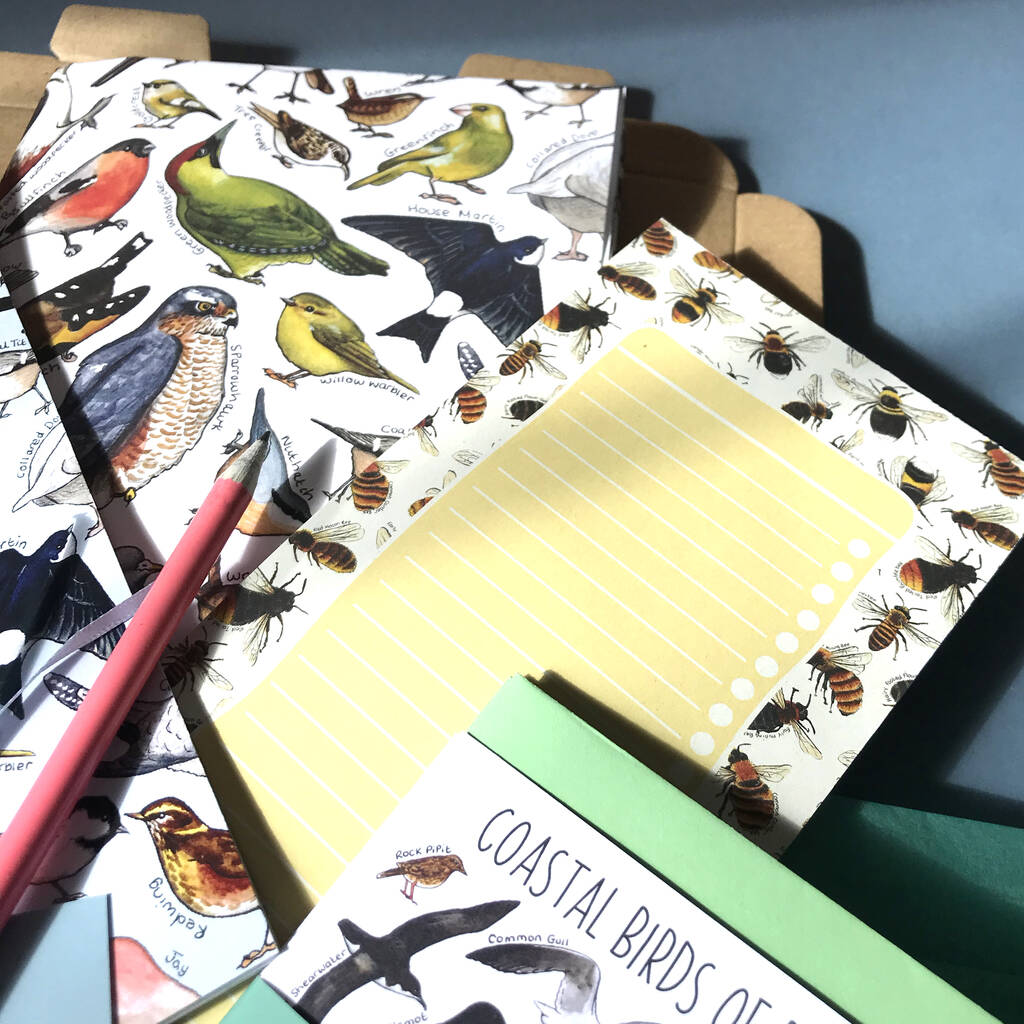 wildlife stationery letterbox gift set by alexia claire