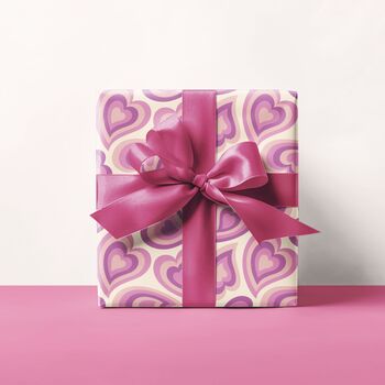 Hearts Valentine’s Gift Wrapping Paper, 2 of 9