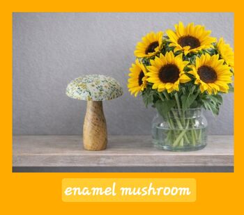 Step Into Spring Floral Mushroom Ornament, 5 of 6