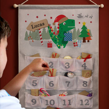 Personalised Dinosaur Advent Calendar, 2 of 3