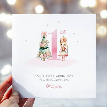First Christmas Card For Girl, 2 of 2