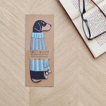 Dachshund Dog Bookmark Personalised Option, 5 of 11