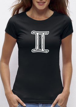 Ladies Zodiac Symbol Tshirt, 7 of 12