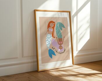 Let’s Be Mermaids Art Print, 8 of 9
