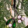 Glass Mistletoe Christmas Ornaments Gifts, thumbnail 3 of 4