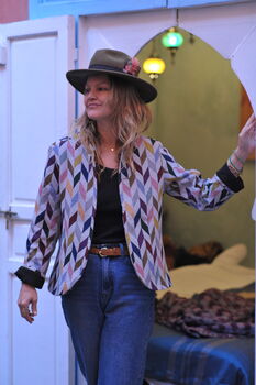 Retro Boho Jacket ~ Spring Summer Top Women, 11 of 12