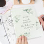 Personalised Botanical Modern Wedding Planner, thumbnail 4 of 12