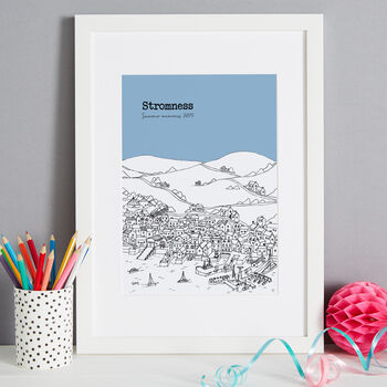 Personalised Stromness Print, 2 of 12