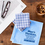 Mens Personalised Message Handkerchiefs, thumbnail 1 of 4