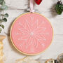 Snowflake Embroidery Kit, thumbnail 5 of 5