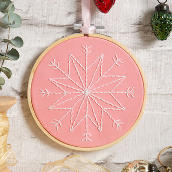 Snowflake Embroidery Kit, 5 of 5